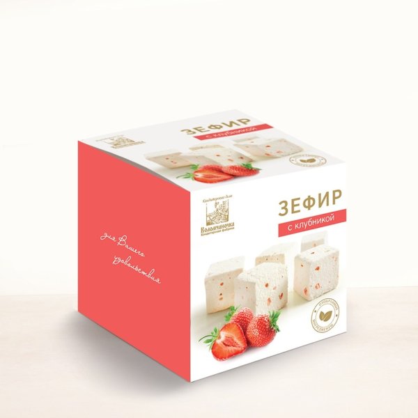 №2 Зефир с клубникой 180г  в Вязниках