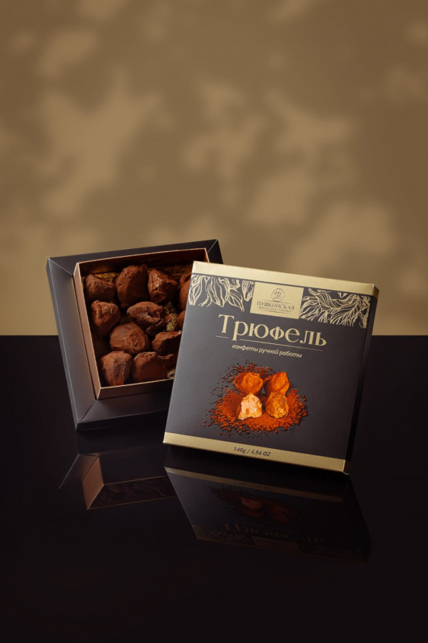 №1 Пушкинская фабрика Конфеты Трюфель, 140г в Вязниках