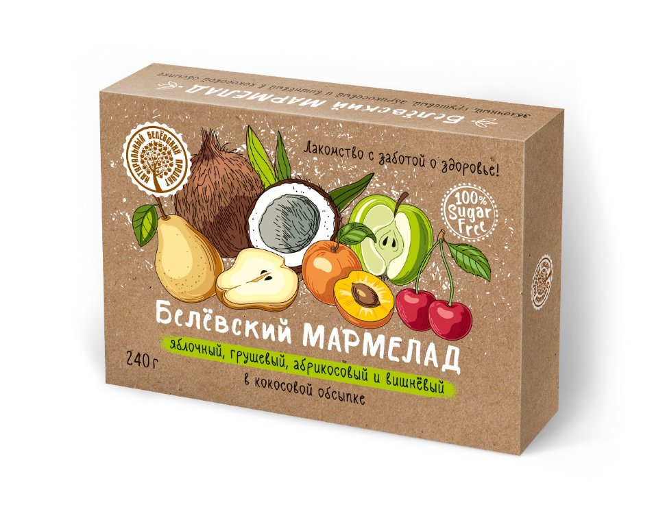  Мармелад белевский на фруктозе 240г  в Вязниках