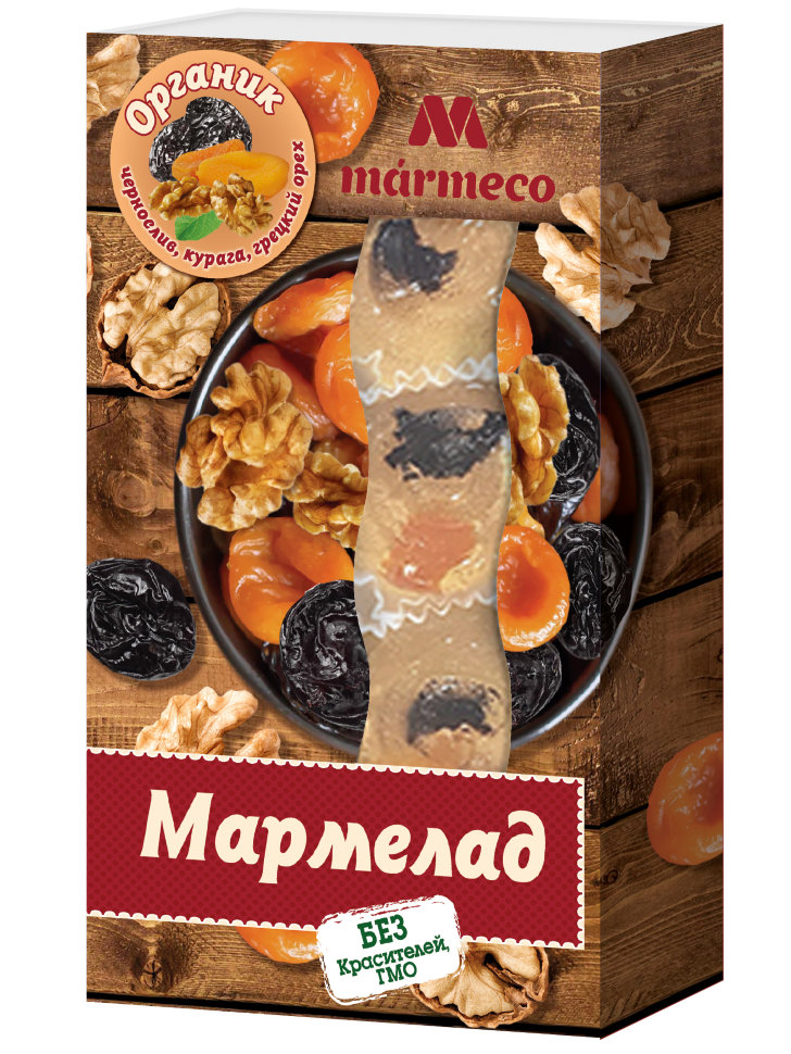  Мармелад "Органик"  Курага, Чернослив, грецкий орех, 180г  в Вязниках