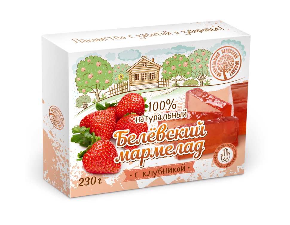  Мармелад белевский "Клубника" 230г в Вязниках