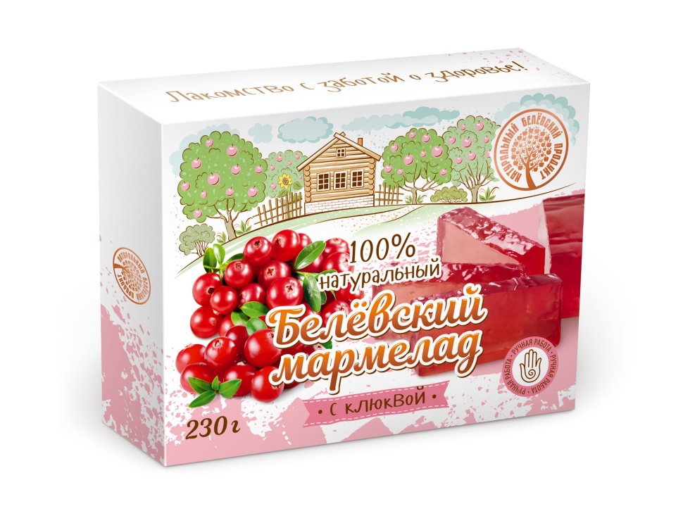  Мармелад белевский "Клюква" 230г в Вязниках