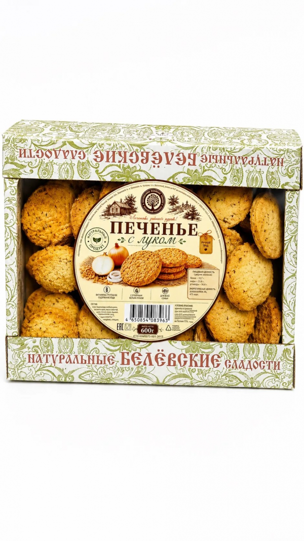 №1  Печенье с луком 600г в Вязниках